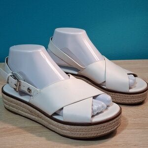 Michael Kors Cream Espadrille Sandals